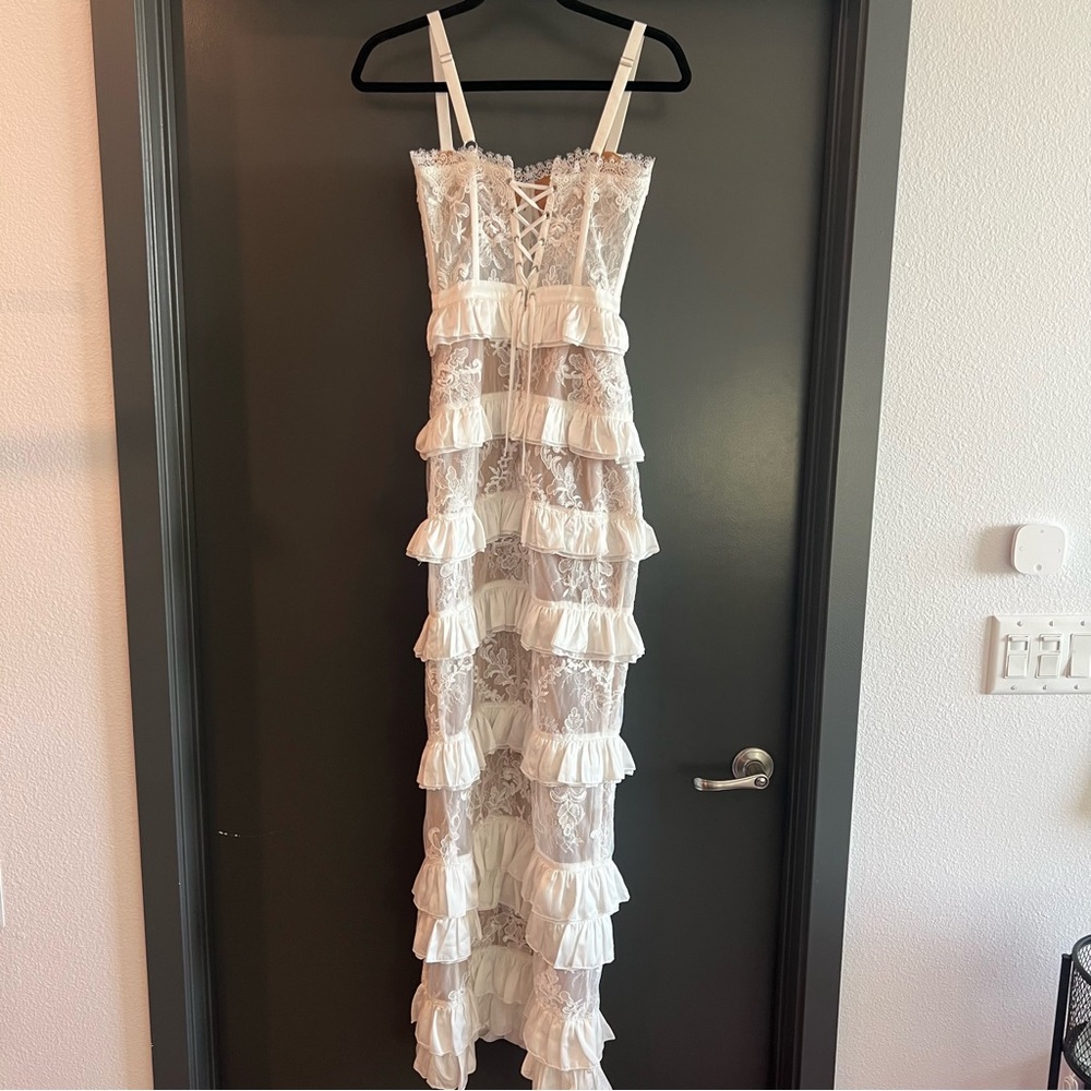 V. Chapman The Cassia Maxi Dress in White Size 0 NEW! New with tags! - Picture 11 of 13